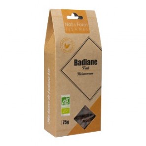 Nat&Form Badiane bio tisane 75g