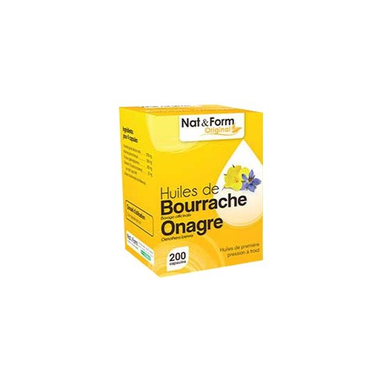 Nat&Form Bourrache onagre 100 capsules