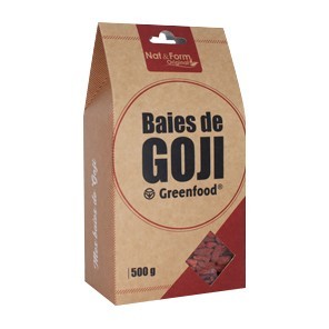 Nat&Form Baies de goji greenfood 500g