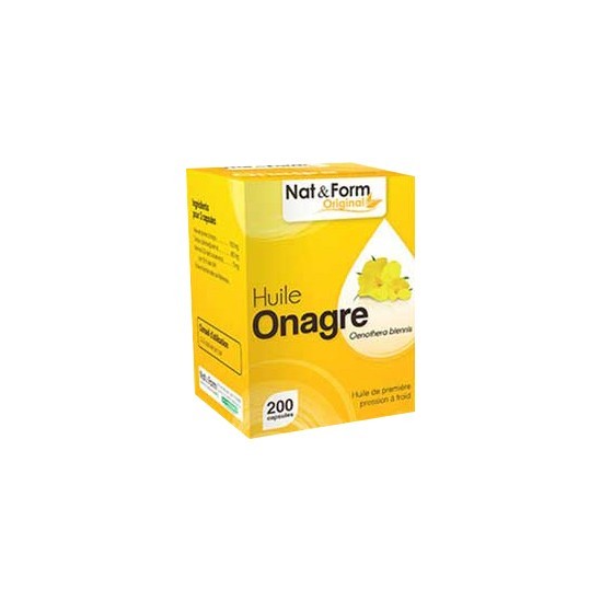 Nata&Form Onagre huile 100 capsules 500mg