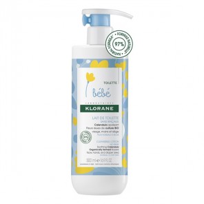 Klorane Lait de toilette au calendula flacon 500ml