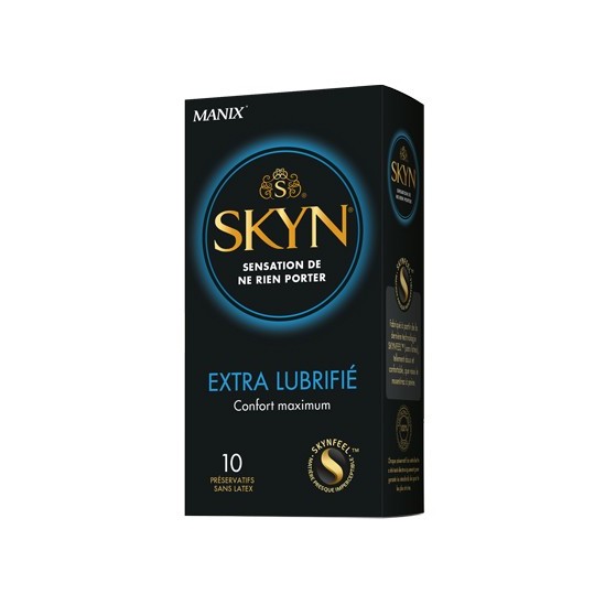 Manix Skyn extra lubrifié confort maximum boites de 10 préservatifs