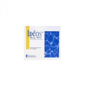 Ideos 500mg/400ui 60 comprimés