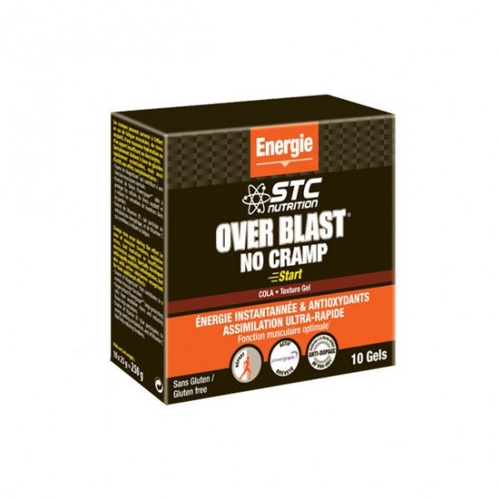 Stc nutrition over blast no cramp start gel énergétique 10 dosettes 25g