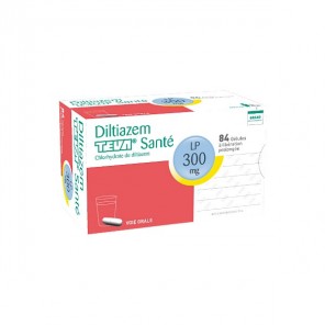 Diltiazem teva sante lp 300mg gélule à libération prolongée 28 gélules