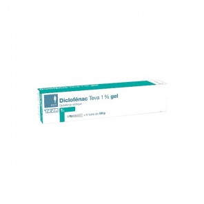 Diclofenac teva 1 % gel tube 50g