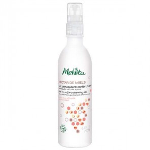 Melvita nectar de miels lait démaquillant confort 3-en-1 200ml