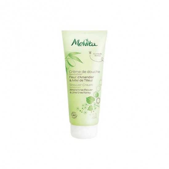 Melvita crème de douche fleur d'amandier & miel de tilleul 200ml