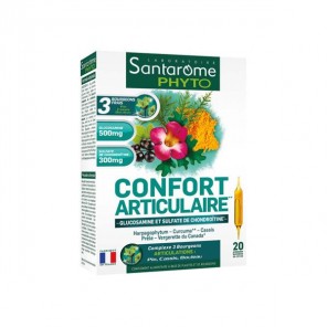 Santarome phyto confort articulaire 20 ampoules x 10ml