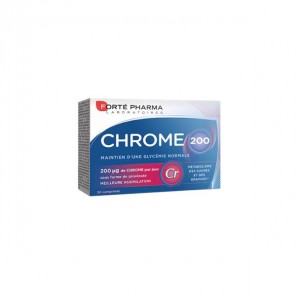 Forté pharma chrome 200 métabolisme des sucre et des graisses 30 comprimés