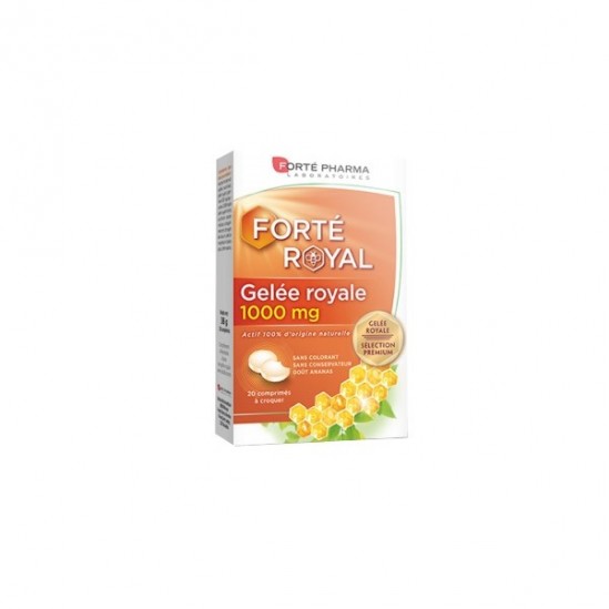 Forté pharma gelée royale 1000mg 20 comprimés à croquer