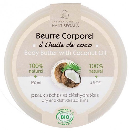 Haut-ségala beurre corporel à l'huile de coco 120ml