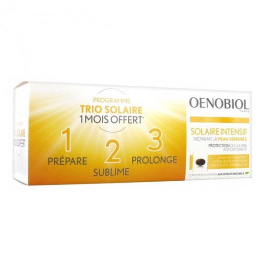 Oenobiol solaire intensif peau sensible 3x30 comprimés