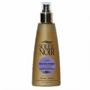 Soleil noir huile sèche vitaminée SPF30 spray 150ml