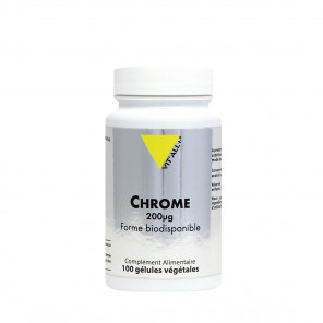 Vitall+ chrome 200 mcg 100 gélules