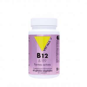 Vitall+ vitamines b12&b9 60 gélules