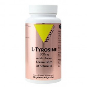 Vitall+ l-tyrosine 500 mg 60gélules