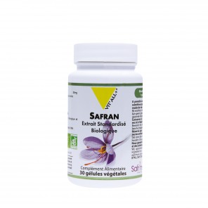 Vitall+ safran bio 30mg 30 gélules