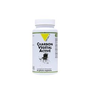 Vitall+ charbon vegetal actif 400mg 60 gélules