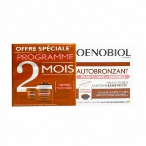 Oenobiol autobronzant peaux claires lot de 2