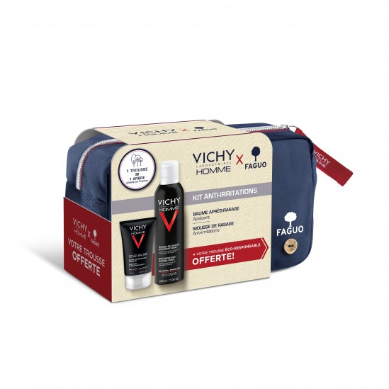 Vichy homme coffret de noel kit anti-irritations