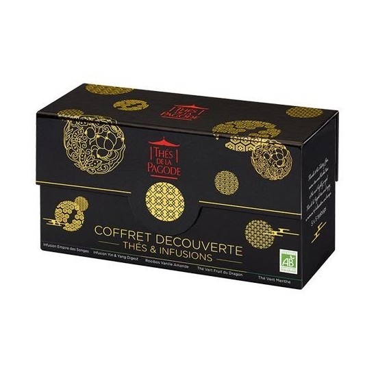 Thés de la Pagode coffret de Noël thé découverte Empire céleste 48g