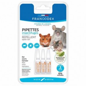 Francodex insectifuges Repellent spot-on 3x0.3ml