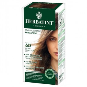 Herbatint gel colorant permanent 6d blond foncé doré 60ml