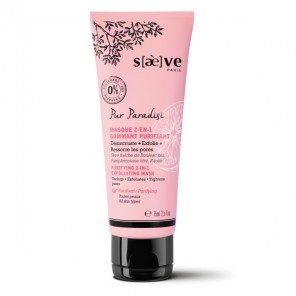 Saeve pur paradisi masque 2 en 1 gommant purifiant 75ml