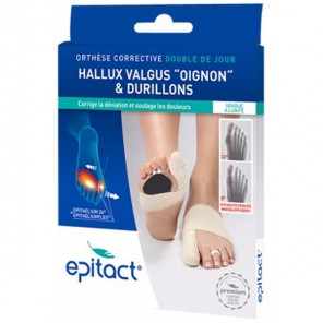 Epitact orthèse corrective double hallux valgus droit taille M