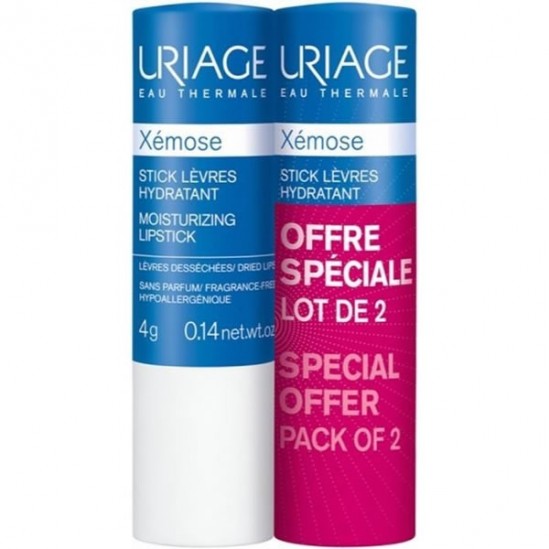 Uriage xémose stick lèvres duo 2x4g