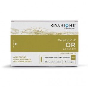 Granions d'or 0,2 mg/2 ml solution buvable 30 ampoules