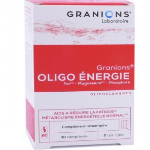 Granions oligo énergie boite de 30 comprimés