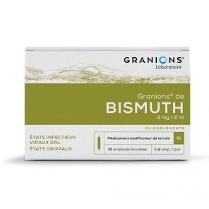 GRANIONS BISMUTH S BUV B/10AMP/2ML