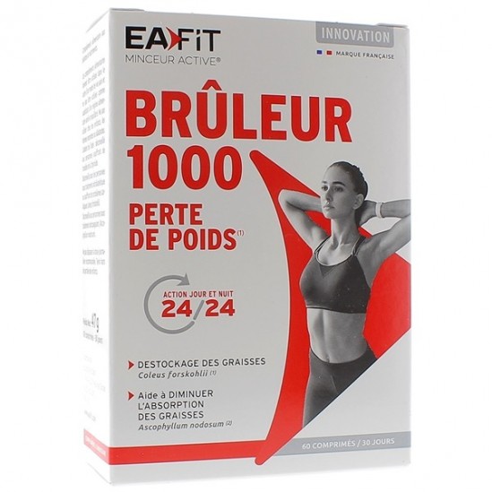 Eafit brûleur 1000 perte de poids 60 comprimés 47g