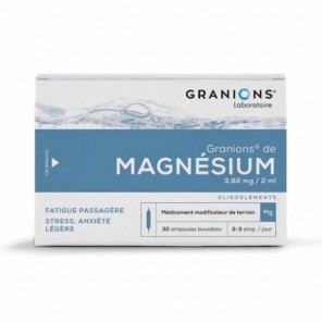 Granions de magnésium 30 ampoules 60ml