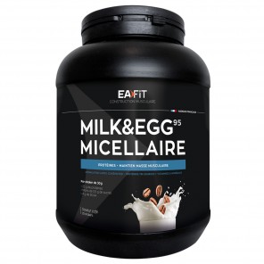 Eafit Construction Musculaire Saveur Café Frappé Milk & Egg 95 Micellaire 750 g