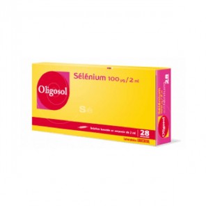 Oligosol sélénium 28 ampoules 56ml