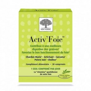 New nordic activ'foie 30 comprimés