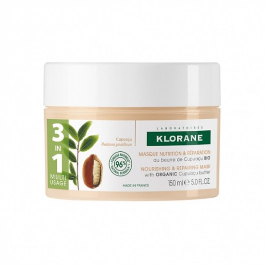 Klorane masque réparateur au beurre de cupuaçu bio 150ml