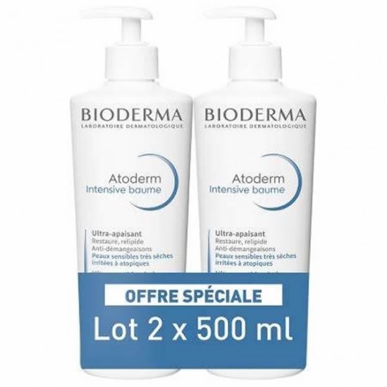 Bioderma atoderm intensive baume 2x500ml