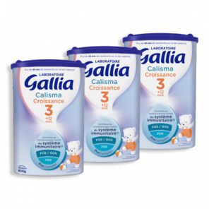 Gallia calisma croissance lot x3 800g