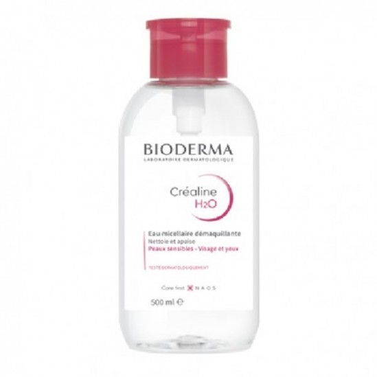 Bioderma créaline H2o eau micellaire démaquillante 500ml