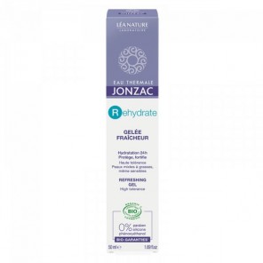 Eau thermale jonzac rehydrate gelée fraîcheur hydratation 24h 50ml