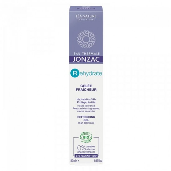 Eau thermale jonzac rehydrate gelée fraîcheur hydratation 24h 50ml