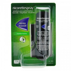 Nicorettespray 1mg menthe fraîche