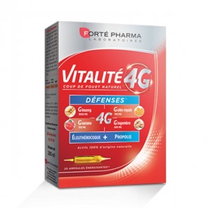 Forté Pharma vitalité 4g défenses 20 ampoules