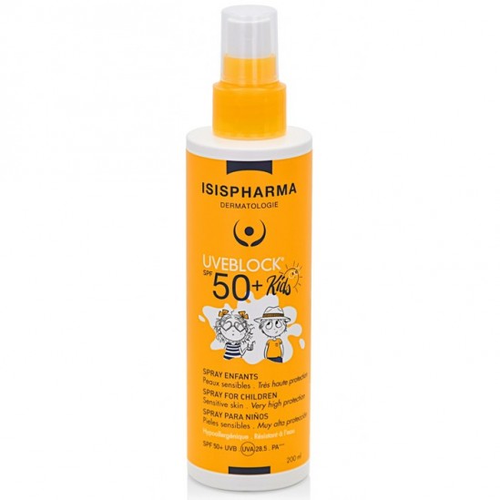 Isispharma uveblock spray kids spray enfants spf50+ 200ml