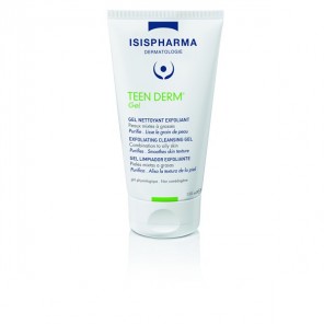 Isispharma teen derm gel nettoyant exfoliant 150ml