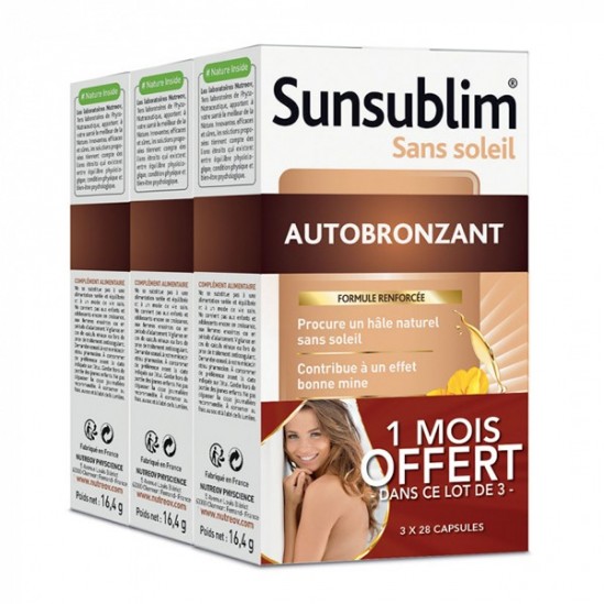 SUNSUBLIM AUTOBRONZANT ULTRA BT28 TRIPACK